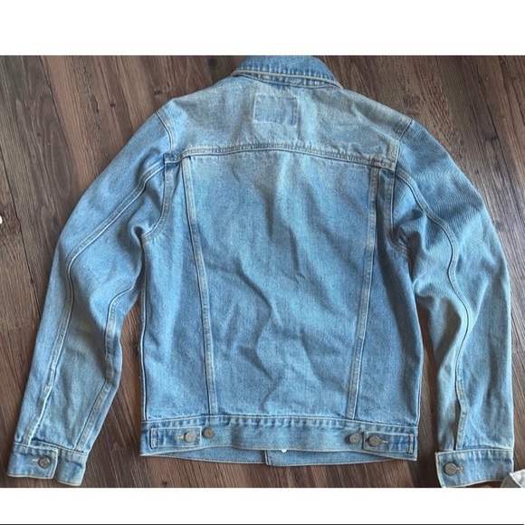 Acne “robin” denim jacket men’s size size 46 color mid blue - Picture 3 of 8